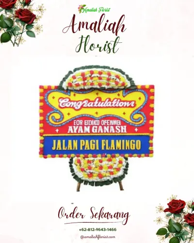 Bunga Papan Congratulation di Tanggung